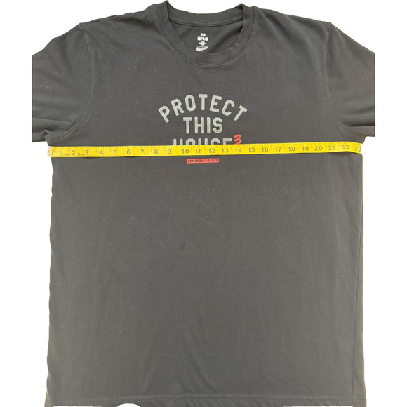 Under Armour Shirt Mens Large Protect This House Armour Day 2023 Graphic Tee - Picture 5 of 7